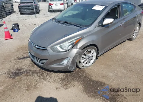 2014 Hyundai Elantra Se z USA, uszkodzony, nr VIN 5NPDH4AE6EH474427